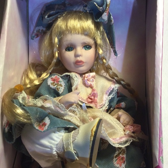 Girl with a golden Braids and Blue Hat “ by Christina” - Picture 7 of 8